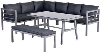 Garden Impressions Blakes Lounge/Dining Set 4-tlg. Aluminium arctic grey