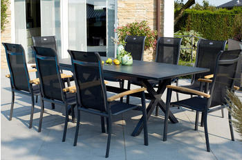 Hartman Outdoor Products Hartman Xanadu/Alice Sitzgruppe Alu/Teak/Glaskeramik xerix/natur