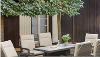 Siena Garden Gartenlounge-Set "Corido" Set, 9 Stk. tlg. bestehend aus 2 Sesseln, 1
