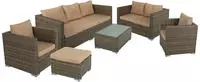 Garden Pleasure Gartenlounge-Set "MURCIA" 14 Stk. tlg. mit bequemer Polsterung