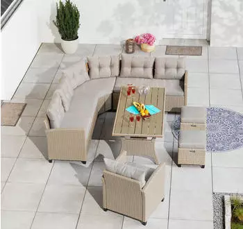 Konifera Keros Premium (20-tlg) Gartenlounge-Set