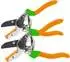 Royal Gardineer 2er-Set Amboss-Gartenscheren 21,5 cm (NX-7789-675)
