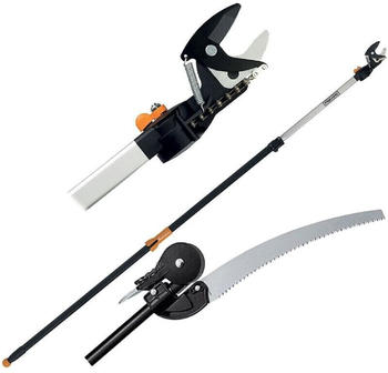 Fiskars Teleskop-Schneidgiraffe UP86 + Adapter-Baumsäge (1001641)