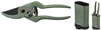 Fiskars Pflanzen- und Blumenschere mit Halter (1075314)