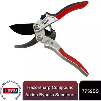 Spear & Jackson Razorsharp Compound Action Bypass Gartenschere (7759BS)