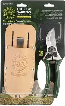 Spear & Jackson Kew Bypass-Gartenschere & Leder-Holster Set (CUTTINGSET4K)