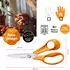 Fiskars Classic Gartenschere 18cm gezahnte Klinge, Kunststoffgriff (1075052)