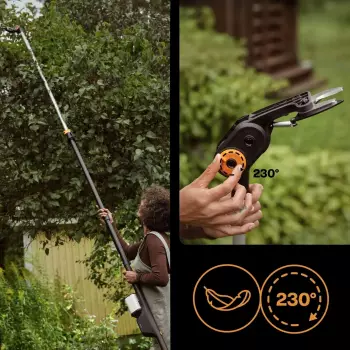 Fiskars Bypass Schneidgiraffe (1082340) – Bypass-Technik für saubere Schnitte an frischem Holz