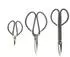 Rarewaves Gartenscheren-Set, Kohlenstoffstahl, 3-teilig (SC37)