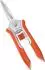 LuxusKollektion Bypass-Gartenschere 16,5cm Edelstahl, Soft-Touch-Griff orange (66120)