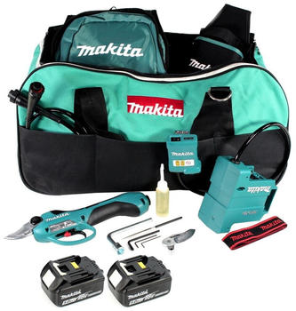 Makita DUP361T (2x 5,0 Ah + Tasche ohne Ladegerät)