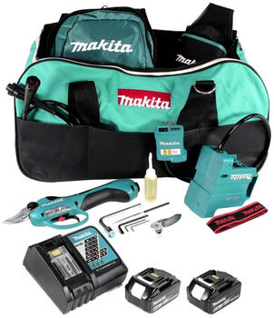 Makita DUP361T (2x 6,0 Ah + Tasche + Ladegerät)