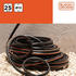 Black & Decker Gartenschlauch 25 m Ø 13 mm PVC schwarz/orange