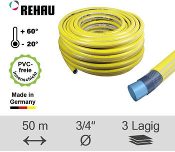Rehau Gartenschlauch Quattroflex plus + 3/4\" 50m