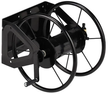 Relaxdays Crank wall-mounted reel 60 m steel