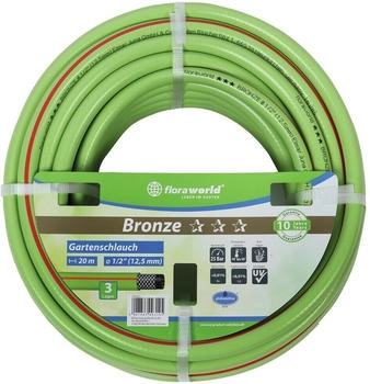 Floraworld Gartenwasserschlauch 20 mm 3/4Z 50 m Bronze