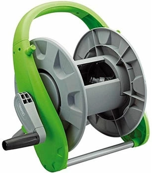 Draper Garden Pipe Reel Cart | 50m Storage Capacity | Wall Mounted or Portable Design | Angled Connecter | reels Without | 25067
