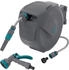 ECD Germany Automatik-Schlauchaufroller 180° schwenkbar 15 m grau
