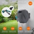 ECD Germany Automatik-Schlauchaufroller 180° schwenkbar 15 m grau