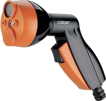 Claber Gun Multifunktional Elegant schwarz/orange/grau