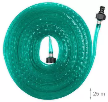 Relaxdays Flat hose 25 m green