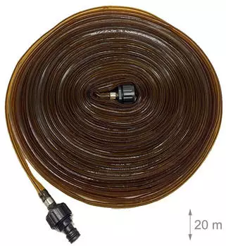 Relaxdays Bew&auml;sserungsschlauch Spr&uuml;hschlauch mit L&ouml;chern 20m (12.70mm)