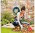 Relaxdays Green hose holder with roses 20 m
