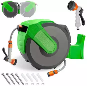 Gardebruk Wasserschlauchaufroller 30m automatisch (24593)