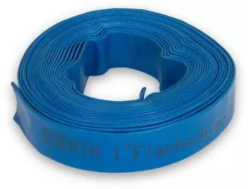 Eberth Flachschlauch 1 Zoll 25mm Durchmesser 10m PVC (LH1-FS1Z10M)