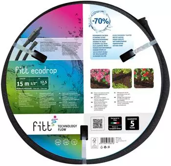 Fitt Ecodrop Poröser Gartenschlauch 1/2" 15m (954003051507116)