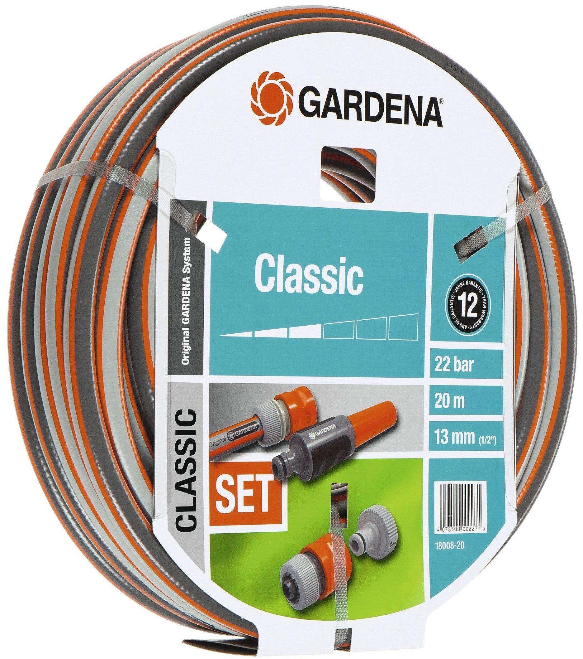 Gardena PVC-Schlauch Classic 1/2" - 20 m mit Systemteilen (18008-20) Test  TOP Angebote ab 32,99 € (Januar 2023)