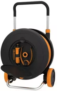 Fiskars Waterwheel M mit 20m Schlauch 1/2" (13mm) inkl. Zubeh&ouml;r / 360G (1023643)
