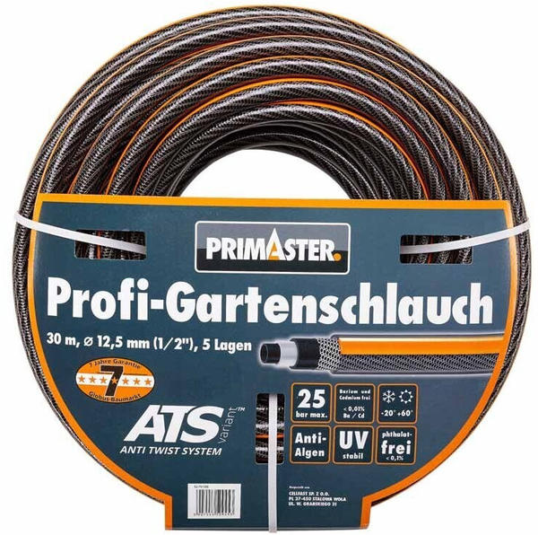 PRIMASTER Profi-Gartenschlauch 30m Ø12,5mm (12-751GB)