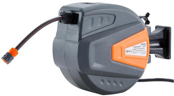 Arebos Automatischer Gartenschlauchaufroller 20m orange