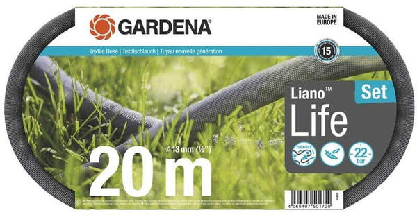 Gardena Liano Life 1/2 20 m Set (20 m 13 mm) (18450-20)