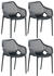 grau: CLP 4er Set Stühle Air XL
