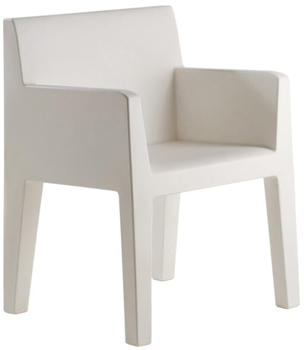 Vondom JUT Stuhl mit Armlehnen 58x55x80cm weiß
