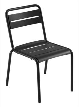 E-MU Stapelstuhl Star 24 schwarz