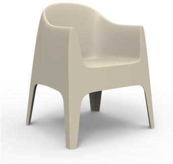 Vondom SOLID Stuhl mit Armlehnen 65x60x80cm weiß