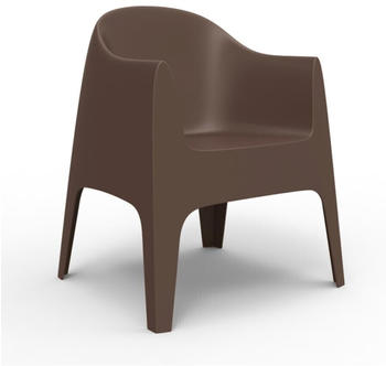 Vondom SOLID Stuhl mit Armlehnen 65x60x80cm schwarz