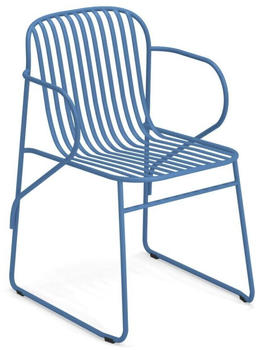 E-MU RIVIERA Armlehnstuhl 4er Set 78x52x56,5cm marineblau