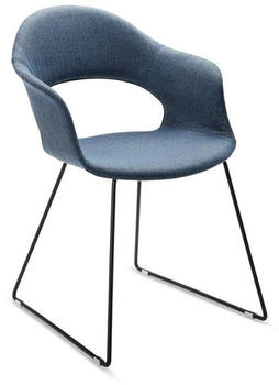 Best Beyond Sister Su Kufensessel Stahl/Horizon Blau (218100201)