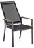 Niehoff Palos Flex Hochlehner Aluminium/Textilene Schwarz-Dunkelgrau (G182-100-330)