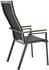 Solpuri Soul Verstellsessel Aluminium/Textilene/Teak Natur-Dunkelgrau (SOU-107-305.TA-062)