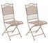 CLP 2er Set Gartenstühle Kiran