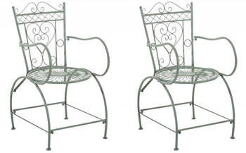 CLP 2er Set Stühle Sheela antik-grün