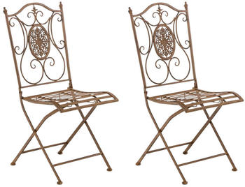 CLP 2er Set Stühle Sibell antik braun