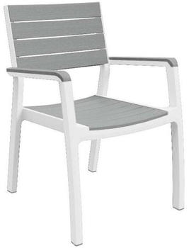 Keter Harmony Armchair weiß/hellgrau