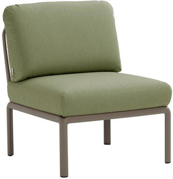 Nardi Komodo Elemento Centrale Sessel ohne Armlehnen 79x88x78cm tortora/giunglasunbrella