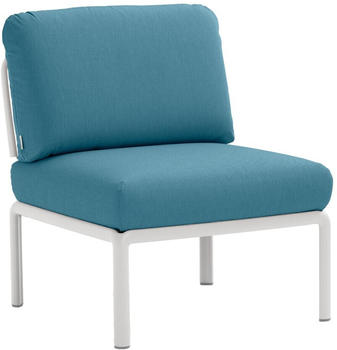 Nardi Komodo Elemento Centrale Sessel ohne Armlehnen 79x88x78cm bianco/adriaticsunbrella